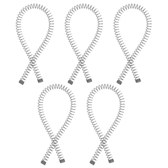 DECORNIJIA 5-Pack 122mm Stainless Steel Stapler Springs, Replacement Tension Springs for Office Desk Stapler Repair Parts