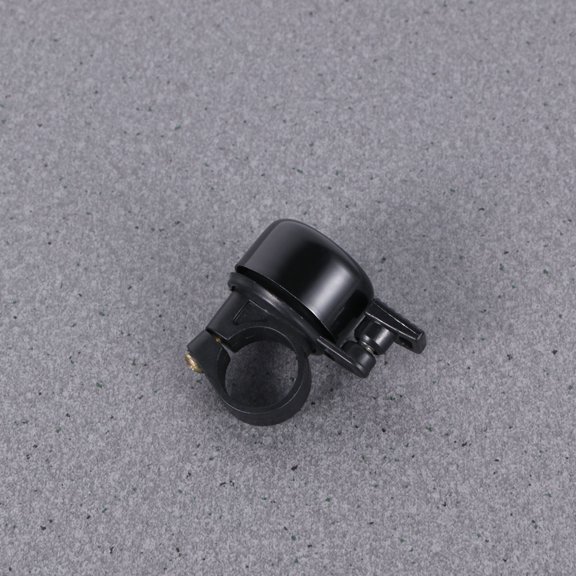 DECORNIJIA Bike Bell, 1 Pack Black Aluminum Alloy Handlebar Bell with Loud Clear Sound, Cycling Accessory for Bikes