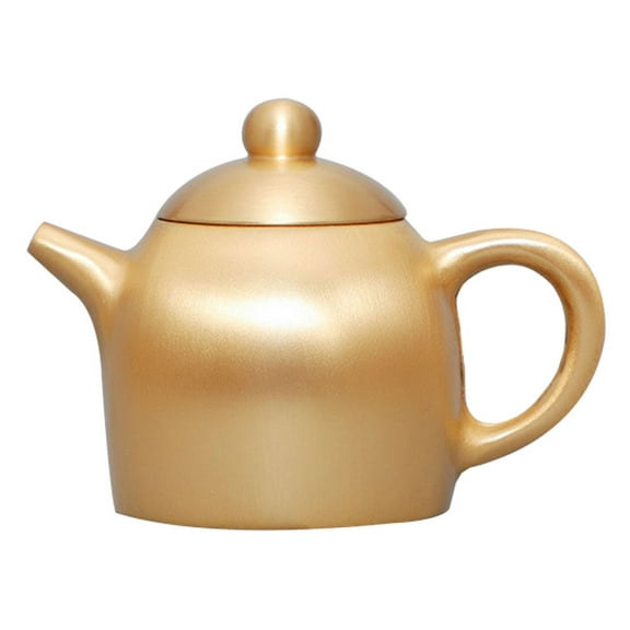 DECORNIJIA Decorative Tea Pots Mini Brass Teapot Chinese Style Teapot Craft Home Decoration 1Pack