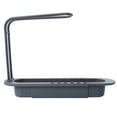 thumbnail image 1 of DECORNIJIA Kitchen Storage Rack Grey PP Sink Storage Rack Kitchen Organization 1Set, 1 of 8