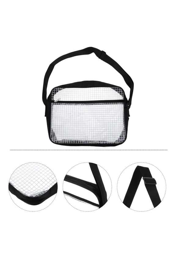 PVC Handbag Small Clear Bag for Going Out with Friends 1Pack