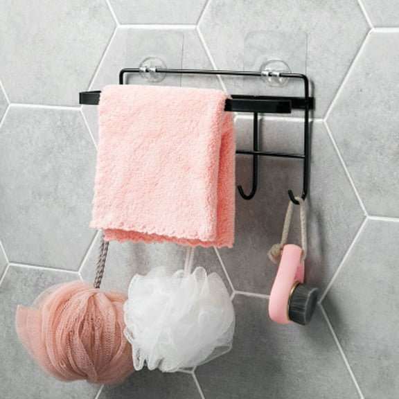 DECORNIJIA Storage Rack 1Pack Towel Organizer Iron Kitchen Organizer Bathroom Accessories Modern