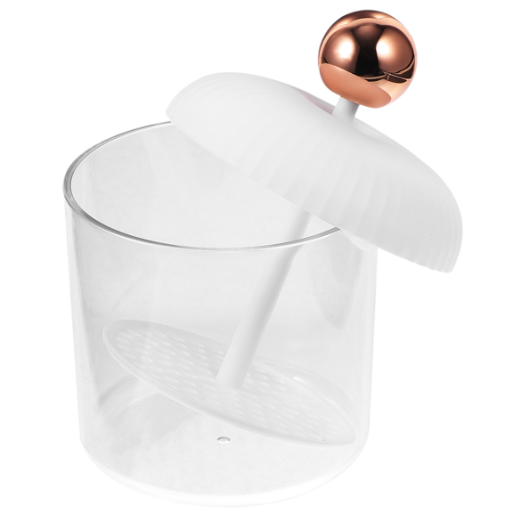 DECORNIJIA White Facial Foam Maker Durable Ps Body Wide Mouth for Face Washing At Sink