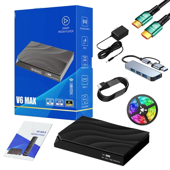 DEDFEIP V6MAX New Max 6 64GB Voice Control for Home Assistant