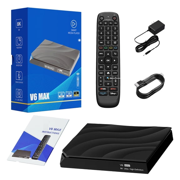 DEDFEIP V6MAX New Max 8K HD 64GB Voice Control for Home Assistant