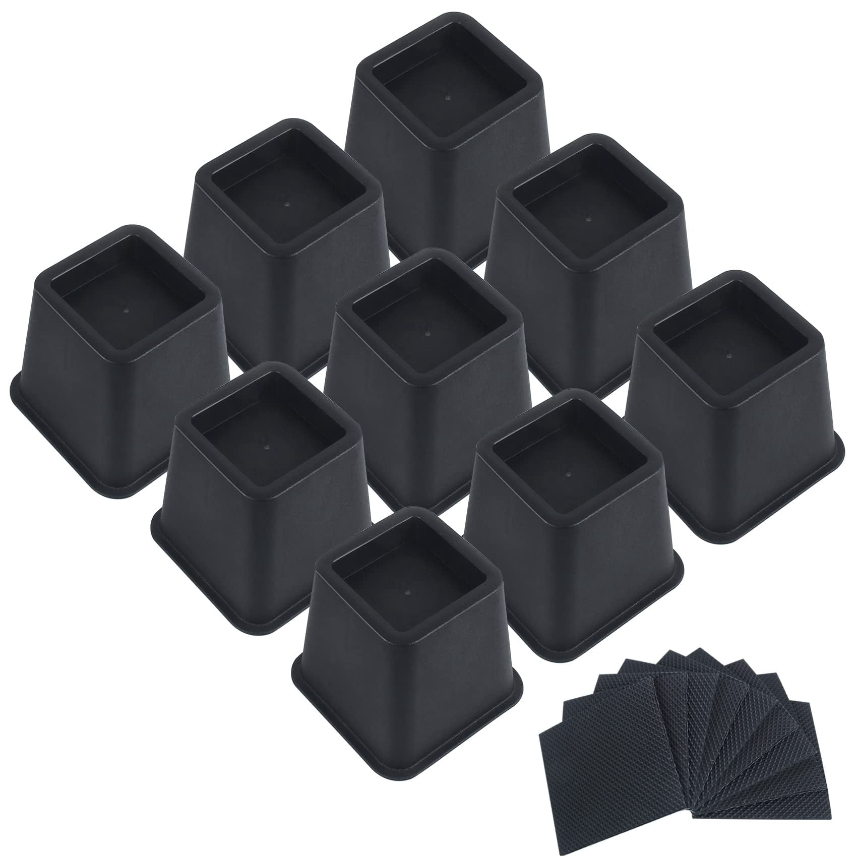 Ace Couch Risers DEDU Bed Risers 4 Inch Heavy Duty 9 Pack, Furniture Risers for Sofas ...