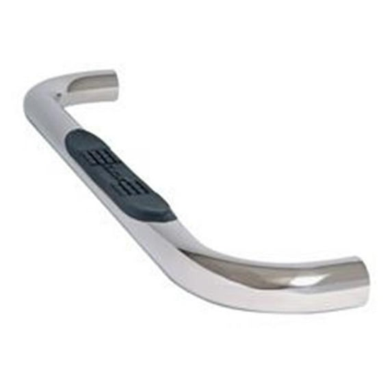 DEE ZEE 372523 Nerf Bar- 4 In. Oval Bend- Silver