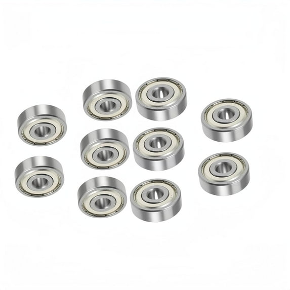 DEEG 10 PCS S6301ZZ Ball Bearings 12x37x12mm Stainless Steel Double Metal Shielded Bearings for Hobby Rc Vehicle Engine Bearings…