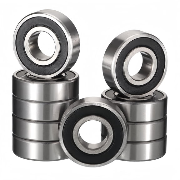 DEEG 10 PCS Spindle Bearing Kit 6202 5/8 rs Bearing for Scag Mower Parts 48224 Ariens 05435100 MTD741-0155 741-0155P 941-0155 Fits for MTD Exmark Snapper Simplicity Lwan Tractor Snow Blower