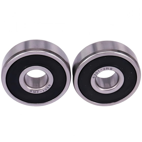 DEEG 2PCS 6301-2RS Premium Rubber Seal Ball Bearing C3 12x37x12,6301 2RS 6301rs