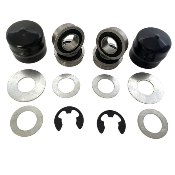 DEEG 4PCS Front Wheel Bushing to Bearing Conversion Kit Replaces Craftsman, Sears, AYP, Poulan, Husqvarna 9040H - 9040-N 532009040 532124959 - OEM Upgrade