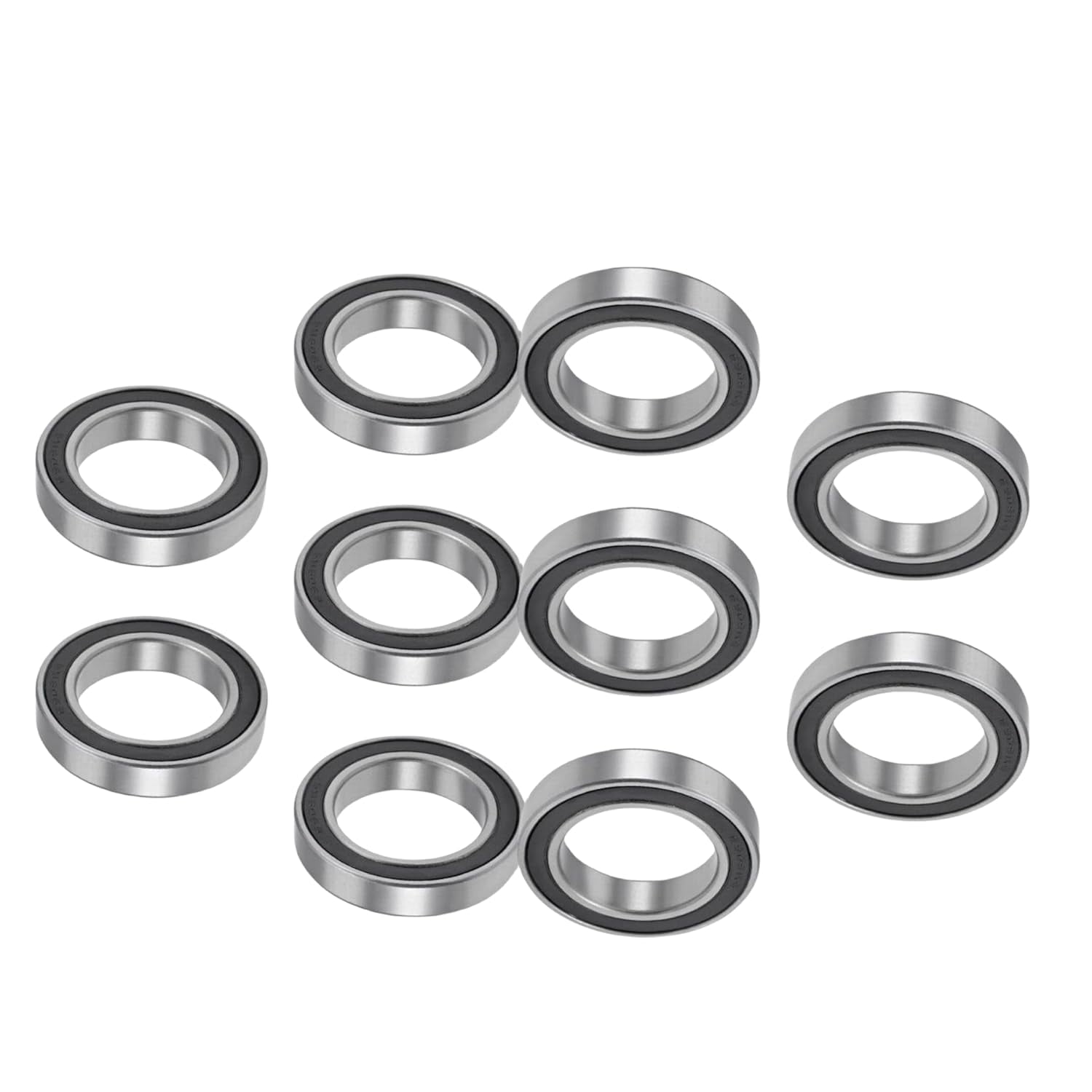DEEG 6908-2RS 10 PCS Deep Groove Ball Bearing 40×62×12mm Double Rubber Sealed Ball Bearing Chrome Steel P0 Z2 Bearing for Industrial Machine,Power Tools and...