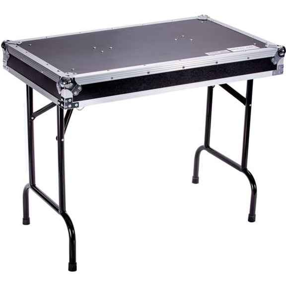 Marathon Universal Fold Out DJ Table, Black (37x22x30" Opened Size)
