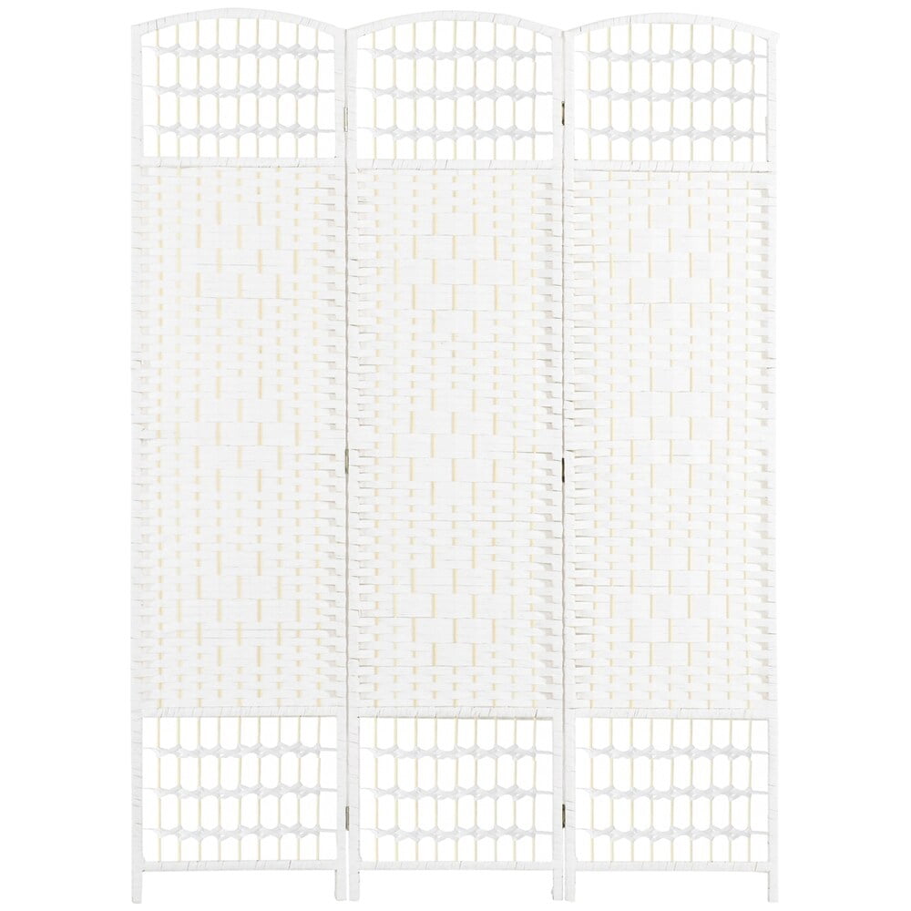 DEELIGHT Room Divider,Folding Privacy Screen,Room Separator,Wave Fiber ...