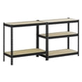 thumbnail image 1 of DEELLEEO 45 x 90 x 180cm 5 Tiers Powder Coated Storage Rack Black, 1 of 4