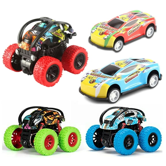DEELLEEO Car Toys for 2 3 4 Year Old Girls Boys Gifts,5 Pack Pull Back Cars for Kids, Mini Vehicles Toy Bulk Party Favor Race Cars Toys,Pinata Fillers for Boys Girls Toddlers