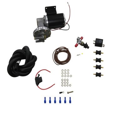 Electric Vacuum Pump Kit With Mounting Hardware For Brake Booster – 12 Volt, 18-22