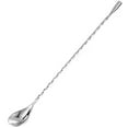 thumbnail image 1 of DEELLEEO Premium 12 Inch Stainless Steel Cocktail Spoon - Long Attractive Spiral Design for Layering Drinks - Bar Spoon & Cocktail Mixing Spoon for Cocktail Shakers, Tall Cups & Pitchers (Silver), 1 of 5