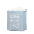 thumbnail image 1 of DEELLEEO Versatile 75L Cotton Linen Folding Storage Basket: Organize Clothes, Quilts, Toys, and More with Drawstring Closure and Waterproof Design, 1 of 5