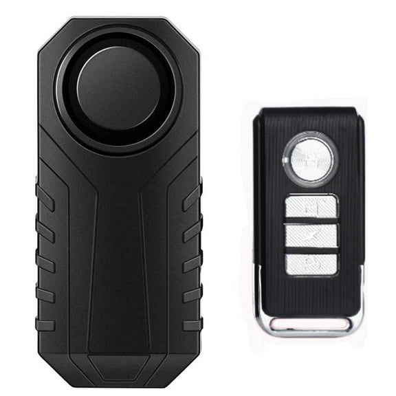 DEELLEEO Wireless Vibration Alarm with Remote Control Anti-Theft Alarm Bike/Motorcycle/Vehicle Security Alarm, 110db Loud, Door and Window Alarm