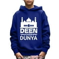 thumbnail image 1 of DEEN OVER DUNYA Print Boy's Casual Hoodie Long Sleeve Comfy Loose Spring Fall Pullover Outdoor Casual Sweatshirt From 5T-14Y, 1 of 8