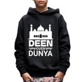 thumbnail image 1 of DEEN OVER DUNYA Print Boy's Casual Hoodie Long Sleeve Comfy Loose Spring Fall Pullover Outdoor Casual Sweatshirt From 5T-14Y, 1 of 9