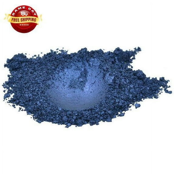DEEP BLUE NAVY BLUE LUXURY MICA COLORANT PIGMENT POWDER COSMETIC GRADE 2 OZ