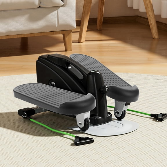 DEEPCRAFF 1 Pair Step Exercise Platform Aerobic Stepper PP Black For Home Workout With Ergonomic Surface Design