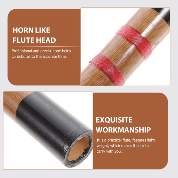 DEEPCRAFF Beginner Style Flute Portable for Young People 1 Pc