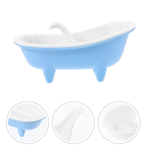 DEEPCRAFF White Coffee Table Fruit Bowl Set for Casual Brunches, 11.8 x 3.9 x 3.2 Inches, Stylish Home Decor
