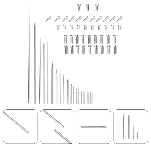 DEEPCRAFF Oboe Repair Kit 1 Set with Steel Thread Screws, Shaft Sticks and Essential Accessories for Instrument Maintenance
