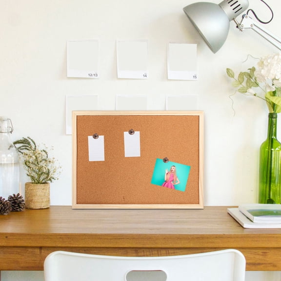 DEEPCRAFF Office Wall Boards Set, Khaki Rectangular Decorative Panels for Home and Workspace, 40x30x0.6 Inches
