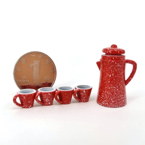 DEEPCRAFF Miniature Kitchen Utensils Set, Alloy Assorted Colors, Perfect Fairy House Accessories and Decorative Collectibles