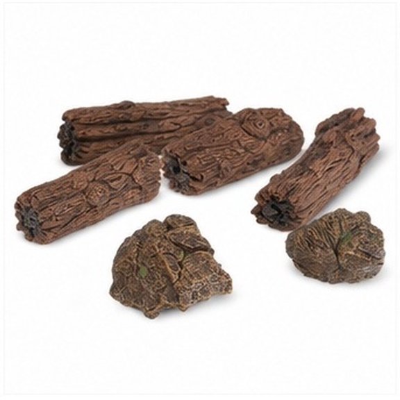 DEEPCRAFF 1 Set of Simulated Tree Stump Figurine PVC Miniature Stump Assorted Color Indoor Decoration for Family
