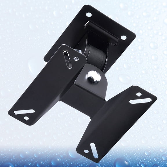 DEEPCRAFF 1 Set of Wall Mount Bracket Universal Hole Pattern Black for Flat Panel Tv