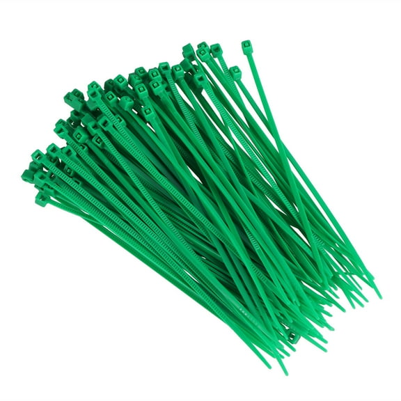 DEEPCRAFF Flexible Green Nylon Cable Ties Easy to Handle and Secure for Fastening 1000Pcs