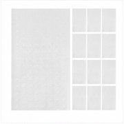 DEEPCRAFF 1000Pcs Self Adhesive Braille Safety Identification Stickers Transparent for Blind Guidance