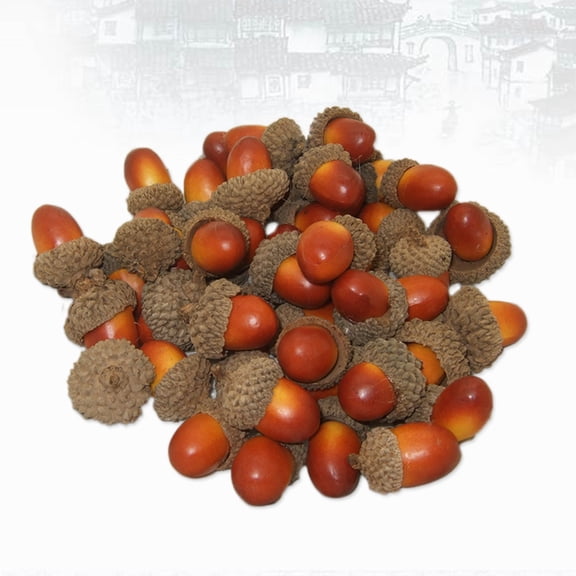 DEEPCRAFF Vivid Artificial Nuts Multi-Color Perfect for Holiday and Wedding Decor 100Pcs