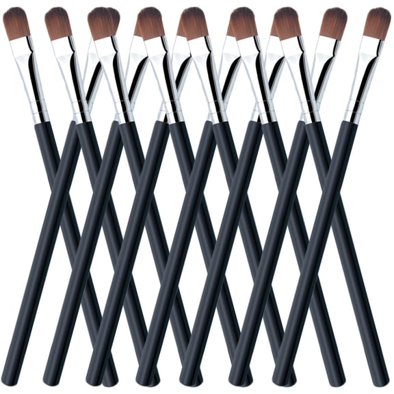 DEEPCRAFF 100Pcs Eyeshadow Brush Set with Wooden Handle for Professional Salon and Personal Makeup Use
