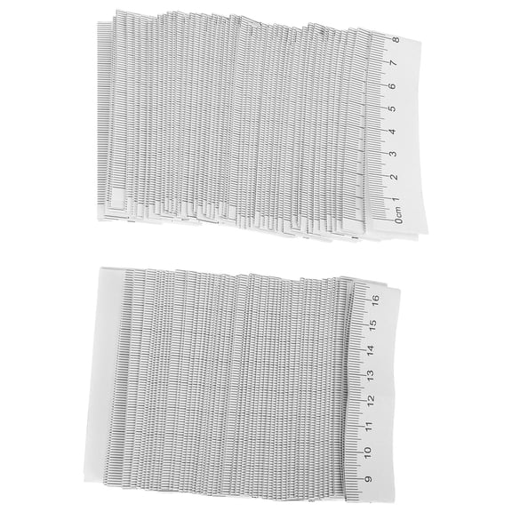 DEEPCRAFF 100Pcs White Paper Tape Measures Double Sided for Classroom and Body Measurement Tools
