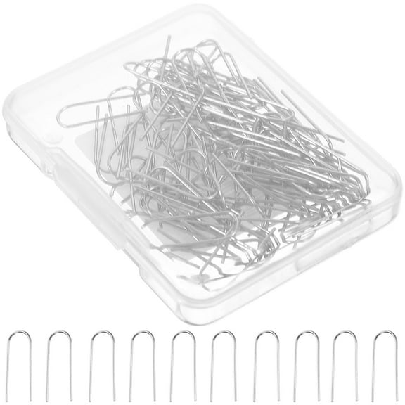 DEEPCRAFF 100Pcs Stable Nichrome Wire U Hooks for Ceramic Craft High Temperature Resistance