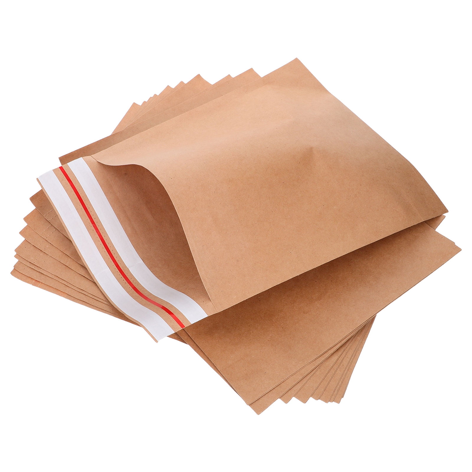 DEEPCRAFF 10PCS Kraft Paper Clothing Shipping Bags for School Use Daily Shipments