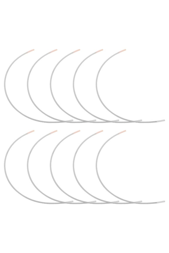 10Pairs Plated Underwire Bras Support Rings Made of Durable Stainless Steel