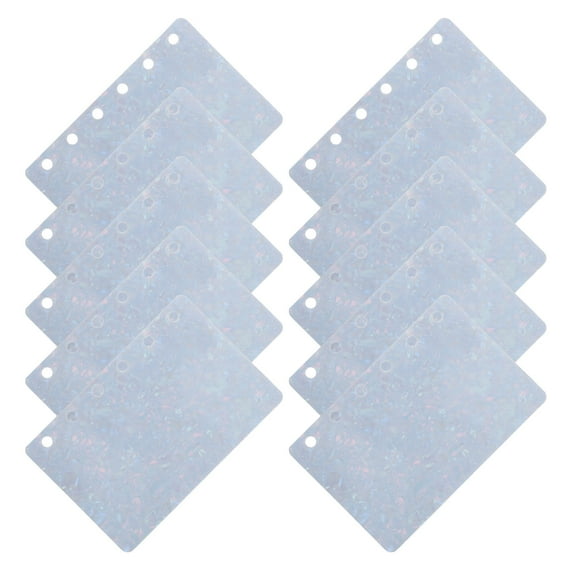 DEEPCRAFF 10Pcs A7 Loose Leaf PP Binder Dividers Sky Blue 6 Hole ...