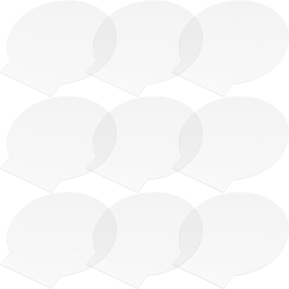 DEEPCRAFF led panel lights ceiling Acrylic Sheet Transparent Hobbyists Craft Projects 10pcs