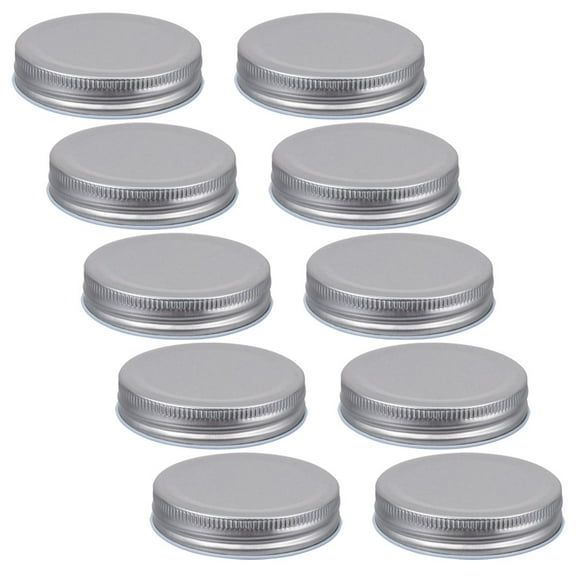 DEEPCRAFF Leakproof Canning Jar Caps 10Pcs Practical Mason Jar Lids Iron for Household Use