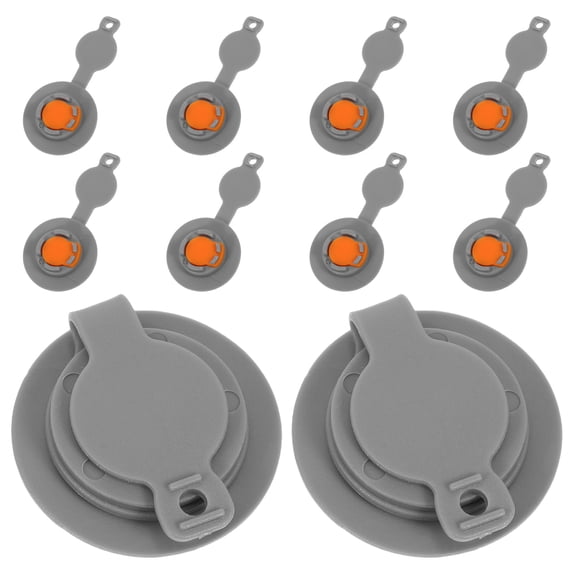 DEEPCRAFF 10Pcs Air Pillow Inflation Valve Tpu One Way Check Valve for Inflatable Cushion Travel and Camping