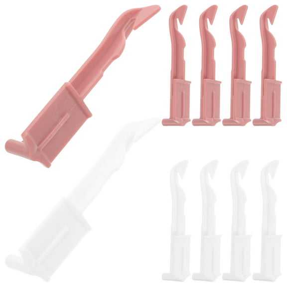 DEEPCRAFF 10Pcs Durable Plastic Knitting Machine Needles Compatible with Hand Crank and Weaving Machines