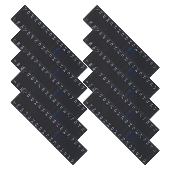 DEEPCRAFF 10Pcs Fermentation Thermometer Strips Self Adhesive Temperature Control Stickers