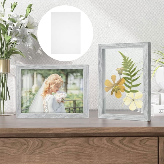 DEEPCRAFF 10Pcs High Transparency PVC Plastic Sheets Clear Hard Film for Display Panels and Craft Projects